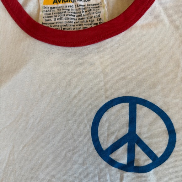 Rare Aviator Nation Peace Boyfriend Tee - Picture 4 of 4